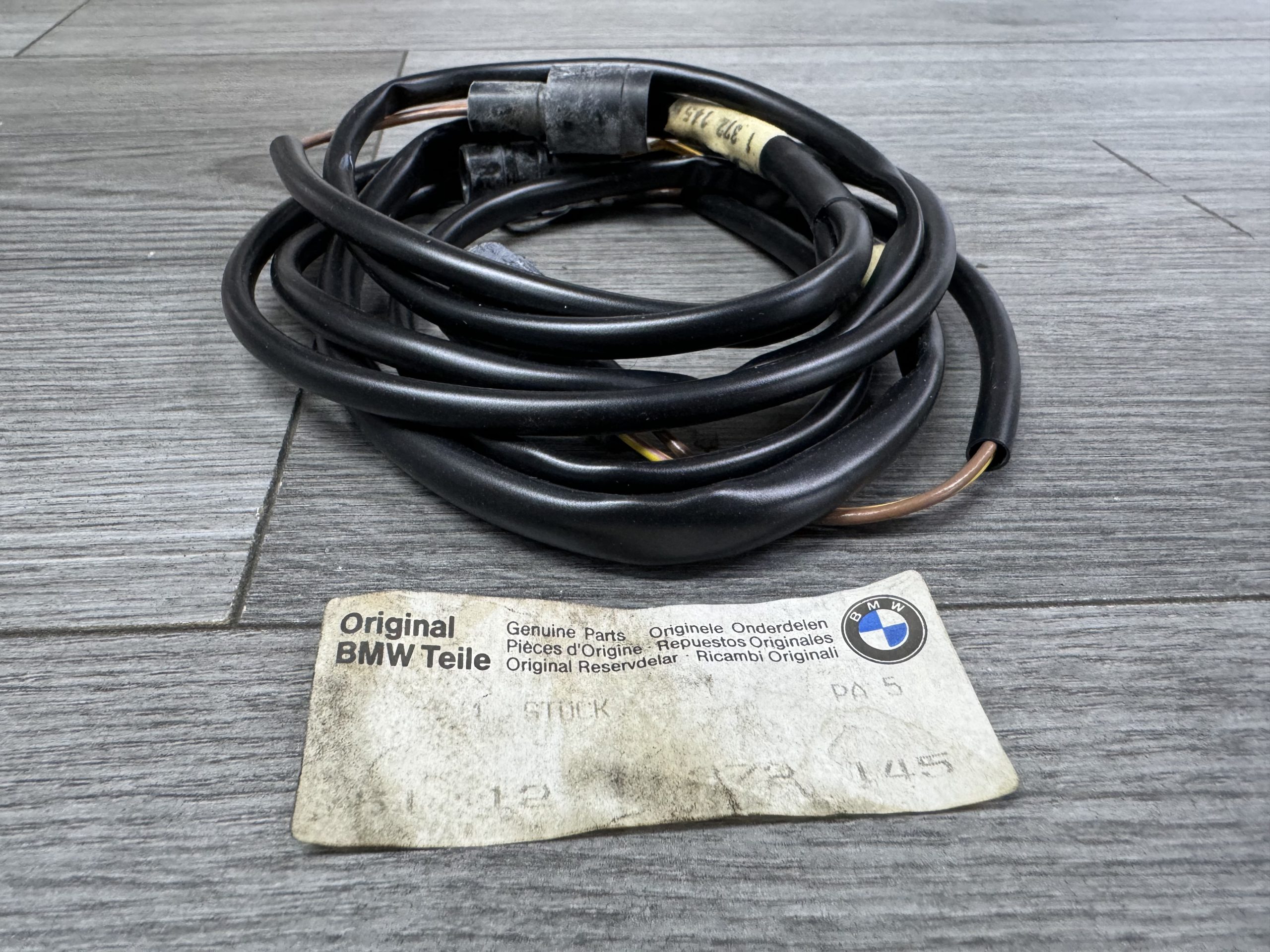 BMW E23 Fog light wiring 61121372145
