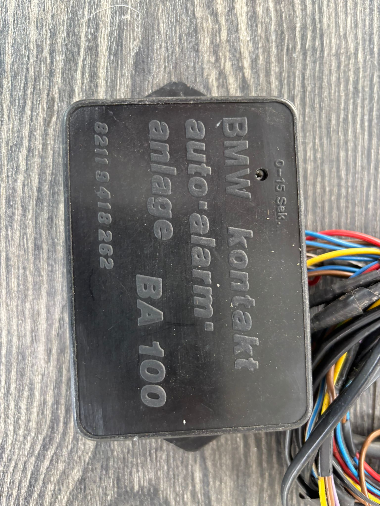 BMW E30, E28 installation kit alarm system BA100 82119418262 - Image 3