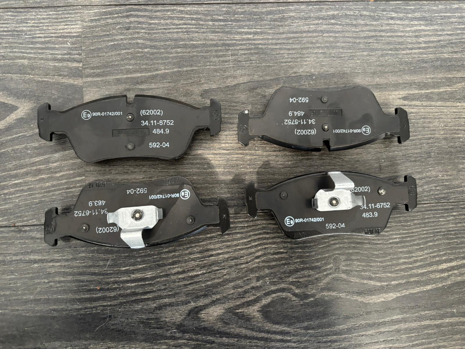 BMW E36, E46 Repair kit, brake pads asbestos-free 34116761244 - Image 2